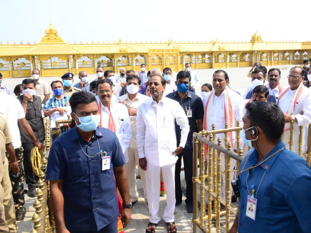 KCR Visits Yadadri Temple Photo Gallery - Sakshi3