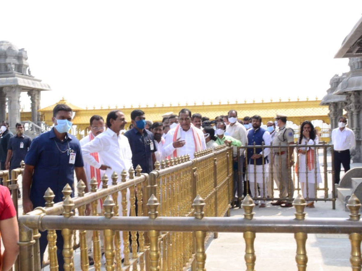 KCR Visits Yadadri Temple Photo Gallery - Sakshi6