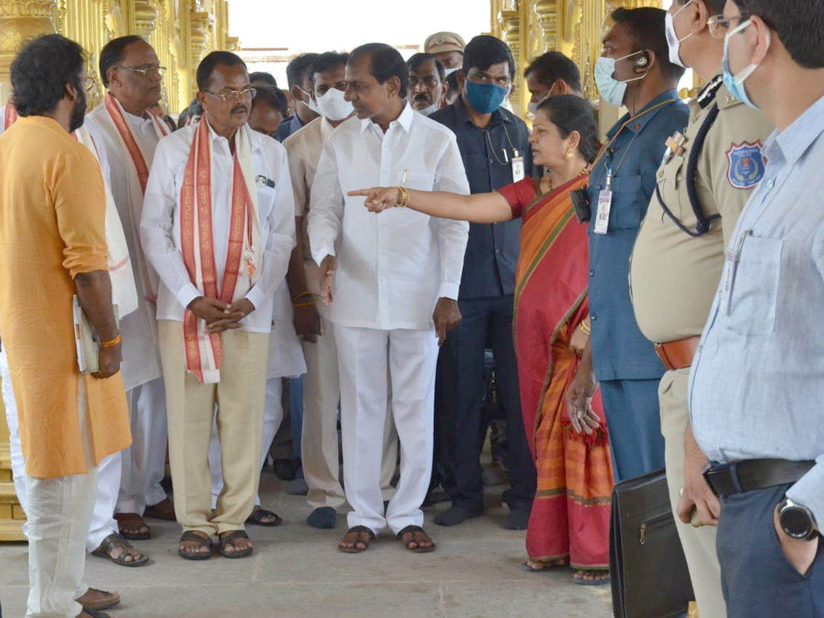 KCR Visits Yadadri Temple Photo Gallery - Sakshi7