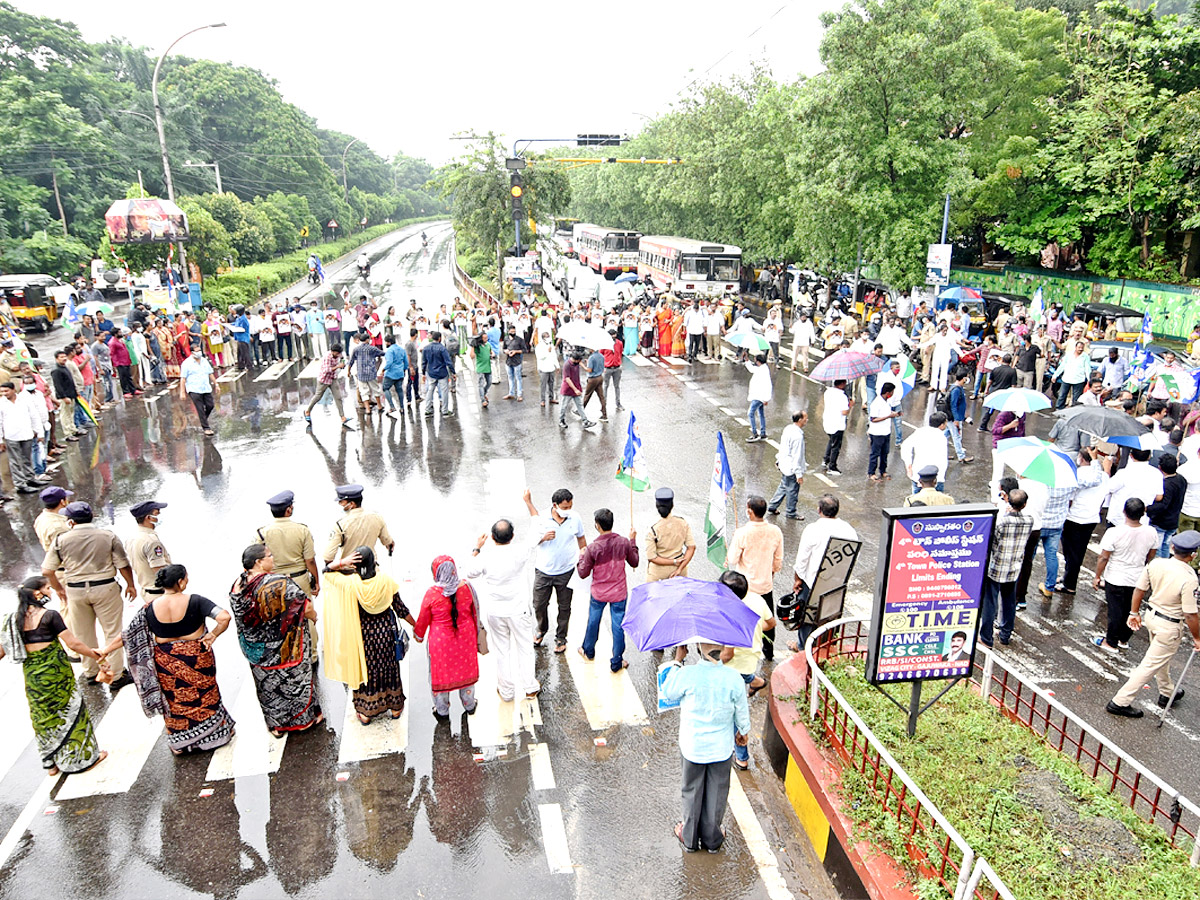 YSRCP protests In AP Photo Gallery - Sakshi22