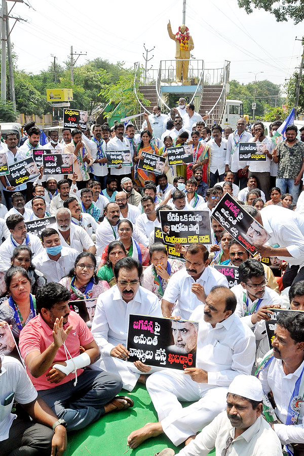 YSRCP protests In AP Photo Gallery - Sakshi27