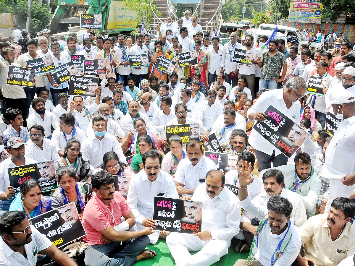 YSRCP protests In AP Photo Gallery - Sakshi5