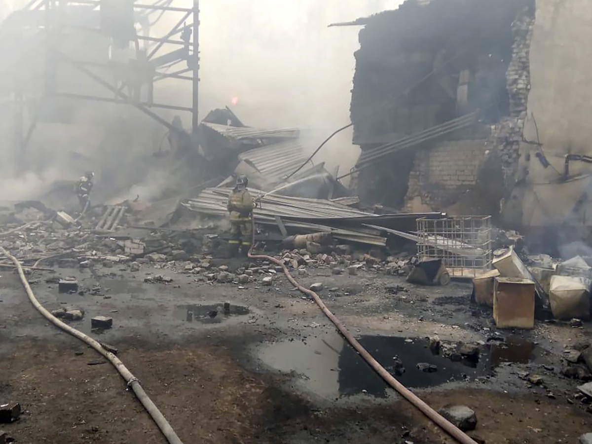 Russia Gun Powder Factory Catches Fire Explodes Several Deceased Photo Gallery - Sakshi4