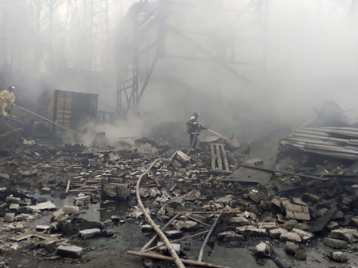 Russia Gun Powder Factory Catches Fire Explodes Several Deceased Photo Gallery - Sakshi5