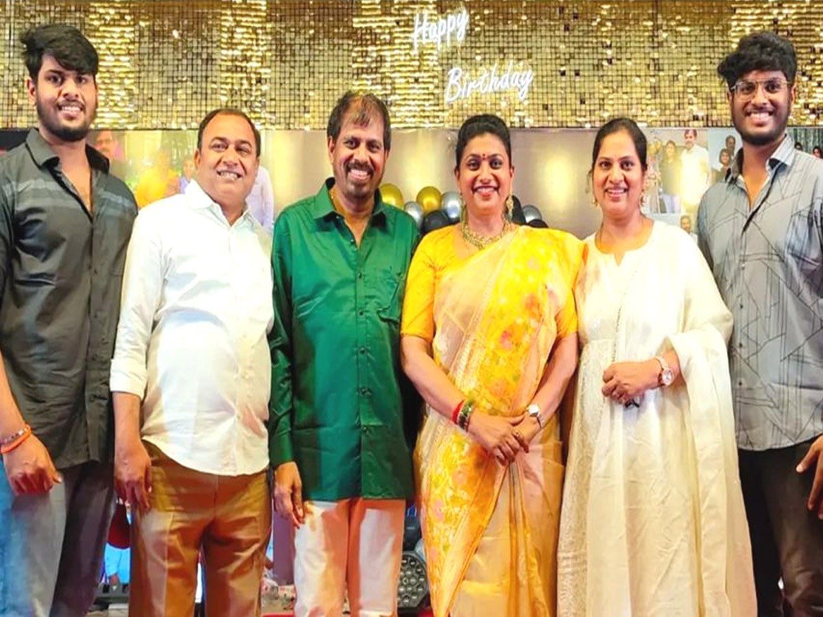 MLA Roja Husband RK Selvamani Birthday Celebrations Photo Gallery - Sakshi12