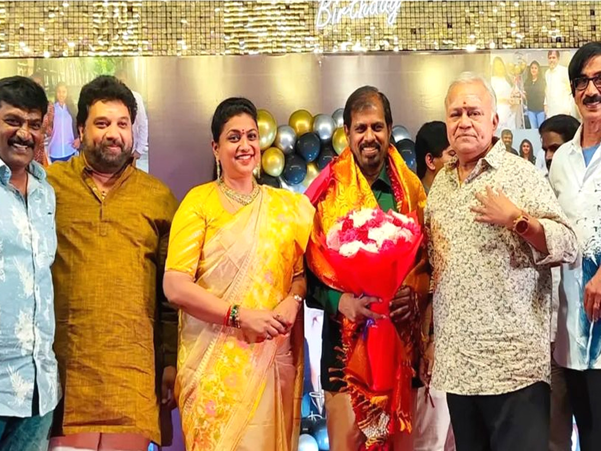 MLA Roja Husband RK Selvamani Birthday Celebrations Photo Gallery - Sakshi14