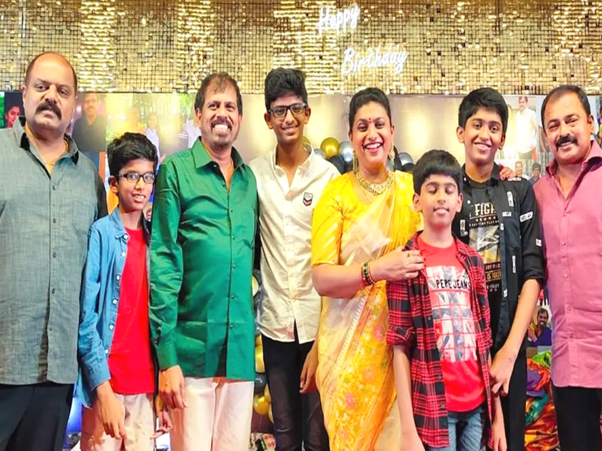 MLA Roja Husband RK Selvamani Birthday Celebrations Photo Gallery - Sakshi5