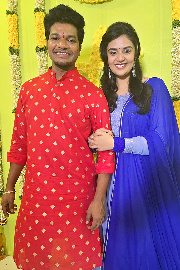 Anchor Sreemukhi Photos In Mukku Avinash Marriage - Sakshi30