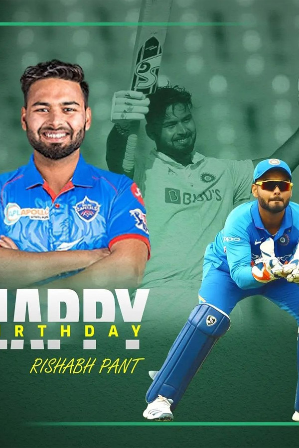 Fans Celebrate Rishabh Pant Birthday Pic - Sakshi17