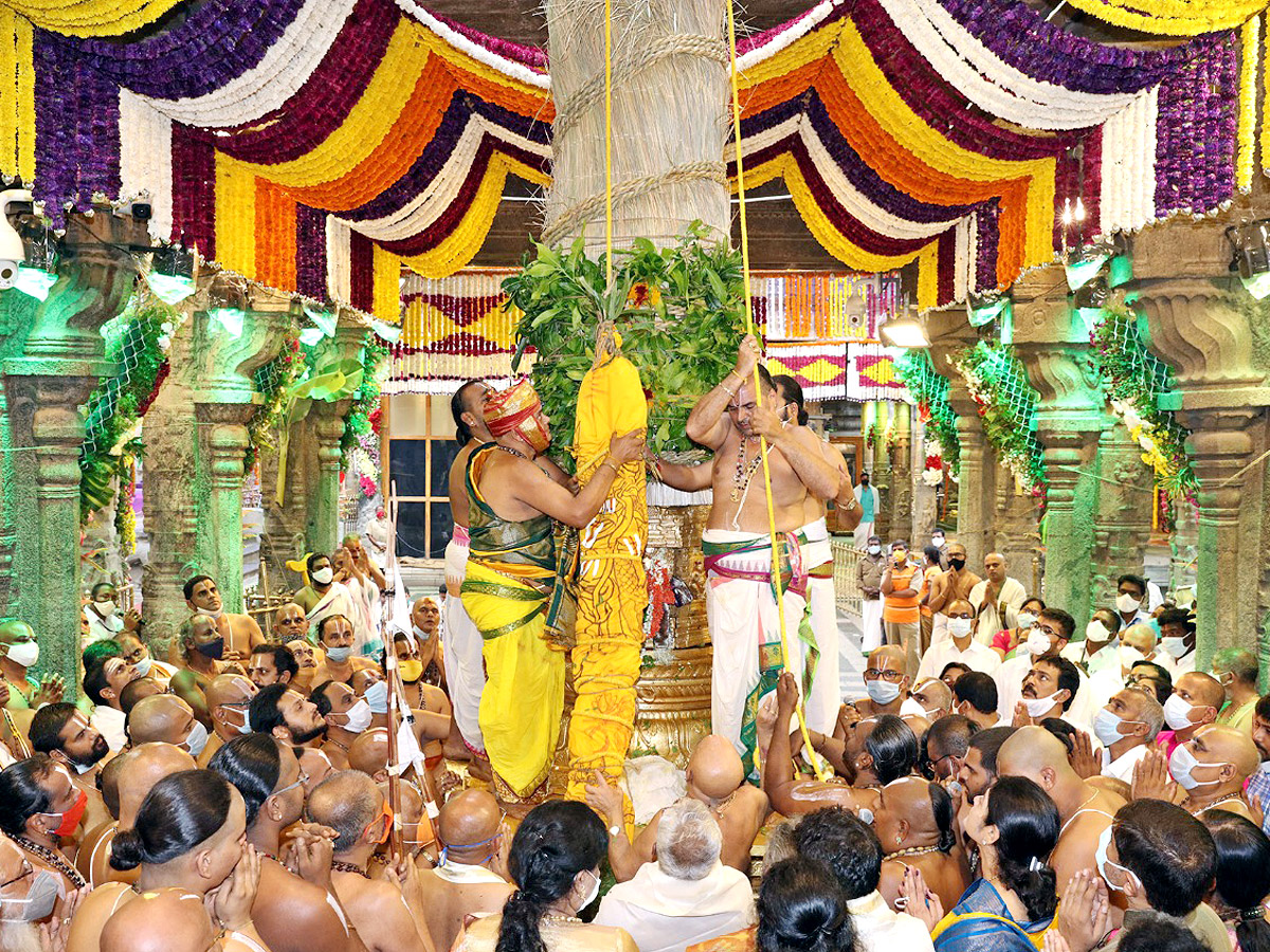 Srivari Brahmotsavam: Dhwaja Arohanam At Tirumala - Sakshi6