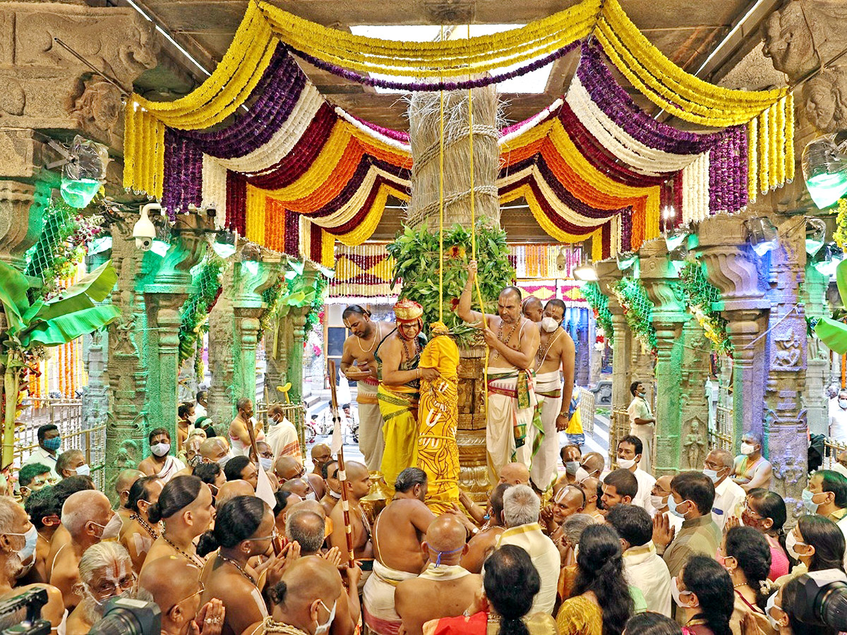 Srivari Brahmotsavam: Dhwaja Arohanam At Tirumala - Sakshi10