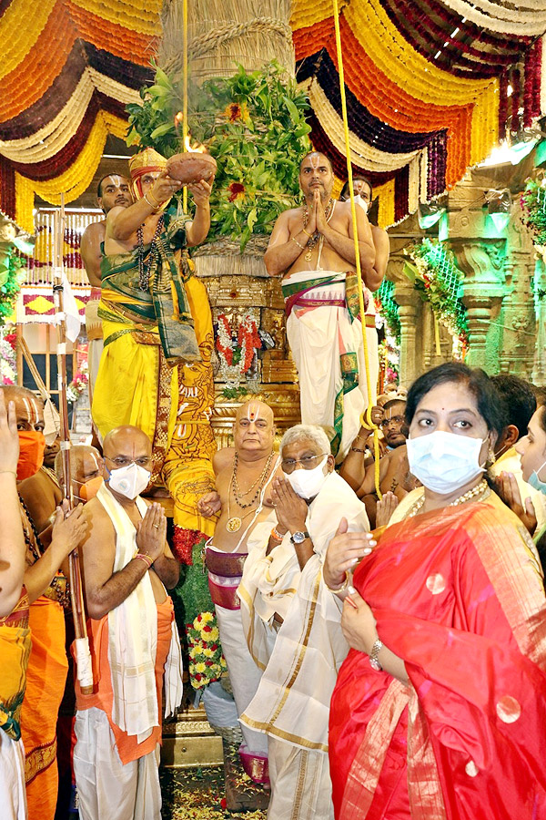 Srivari Brahmotsavam: Dhwaja Arohanam At Tirumala - Sakshi13