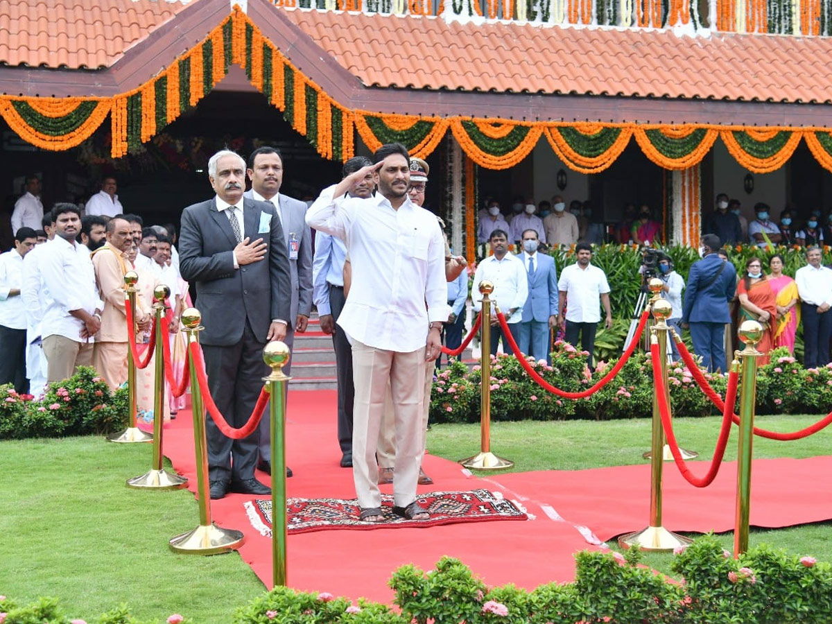 CM YS Jagan Participating In AP State Formation Day Programme Photo Gallery - Sakshi2