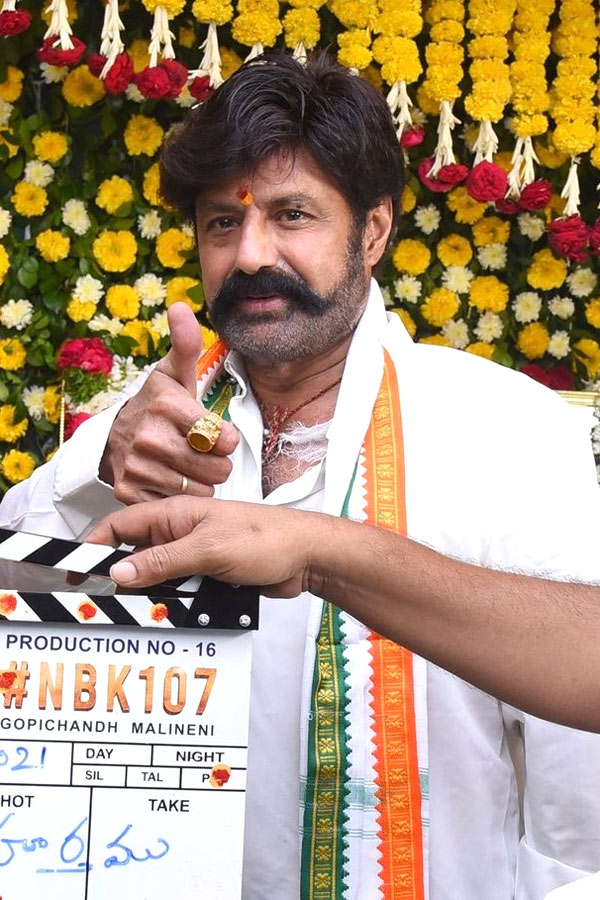 Balakrishna and Director Gopichand Malineni Movie Nbk 107Pooja Ceremony - Sakshi9