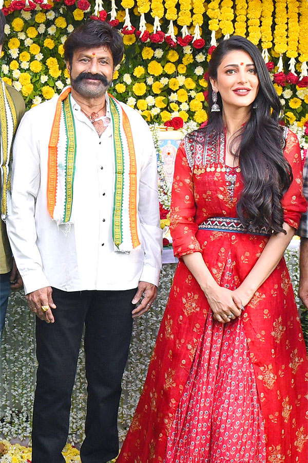 Balakrishna and Director Gopichand Malineni Movie Nbk 107Pooja Ceremony - Sakshi8