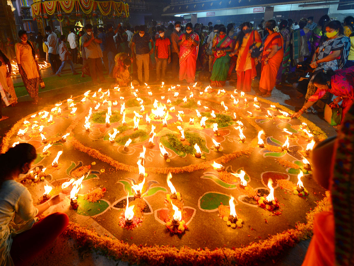 Koti Deepotsavam at Indrakeeladri Ammavari Temple Photos - Sakshi9