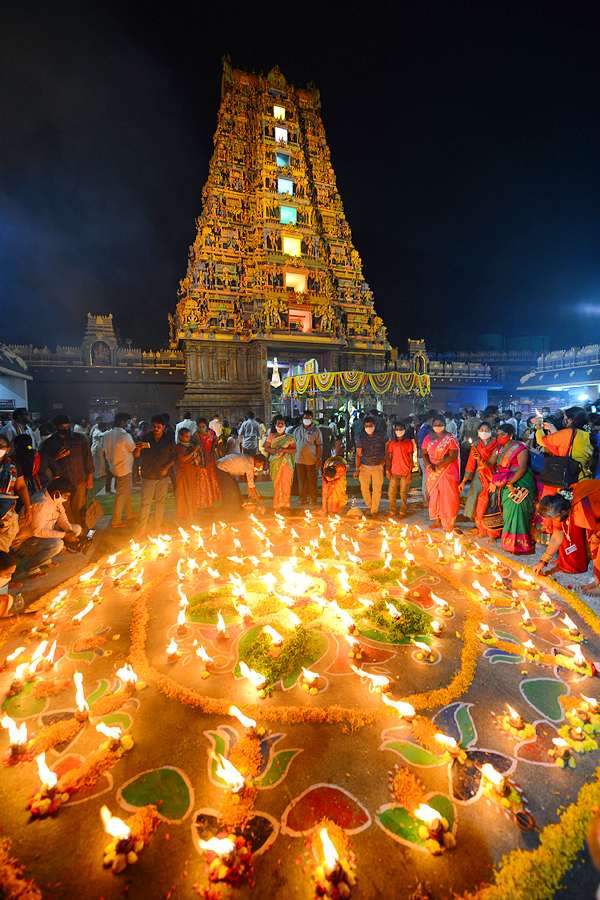 Koti Deepotsavam at Indrakeeladri Ammavari Temple Photos - Sakshi32