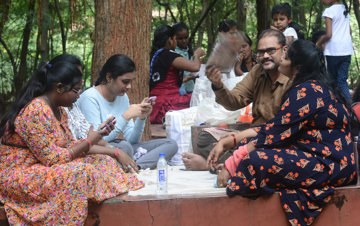 People are Enjoying Sea Bath at Rushikonda Beach Visakhapatnam - Sakshi12