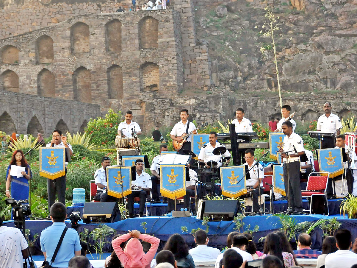 IAF Conducts Symphony Orchestra At Golconda Fort Photo Gallery - Sakshi3