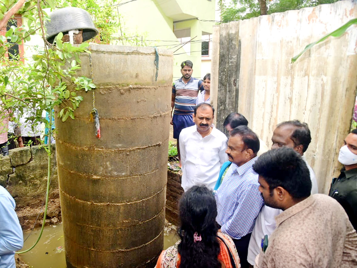 Tirupati: Water Tank Came Up From Ground To Road Photo Gallery - Sakshi1