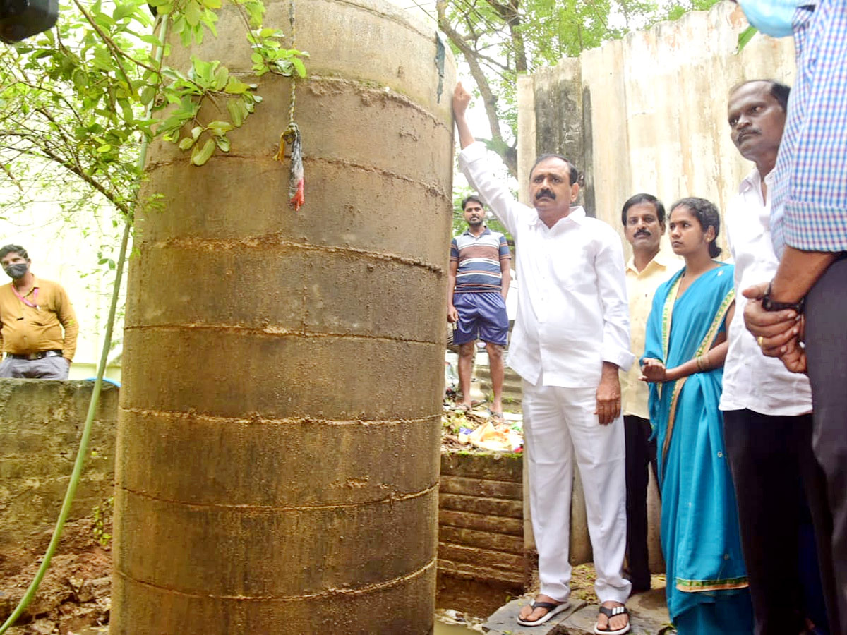 Tirupati: Water Tank Came Up From Ground To Road Photo Gallery - Sakshi10