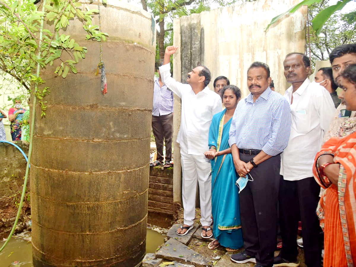 Tirupati: Water Tank Came Up From Ground To Road Photo Gallery - Sakshi2