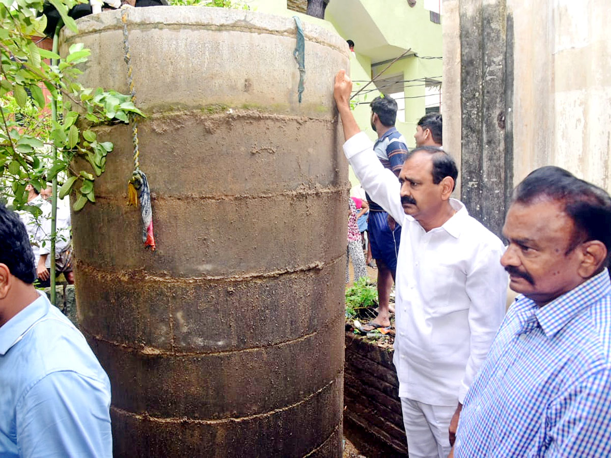 Tirupati: Water Tank Came Up From Ground To Road Photo Gallery - Sakshi3