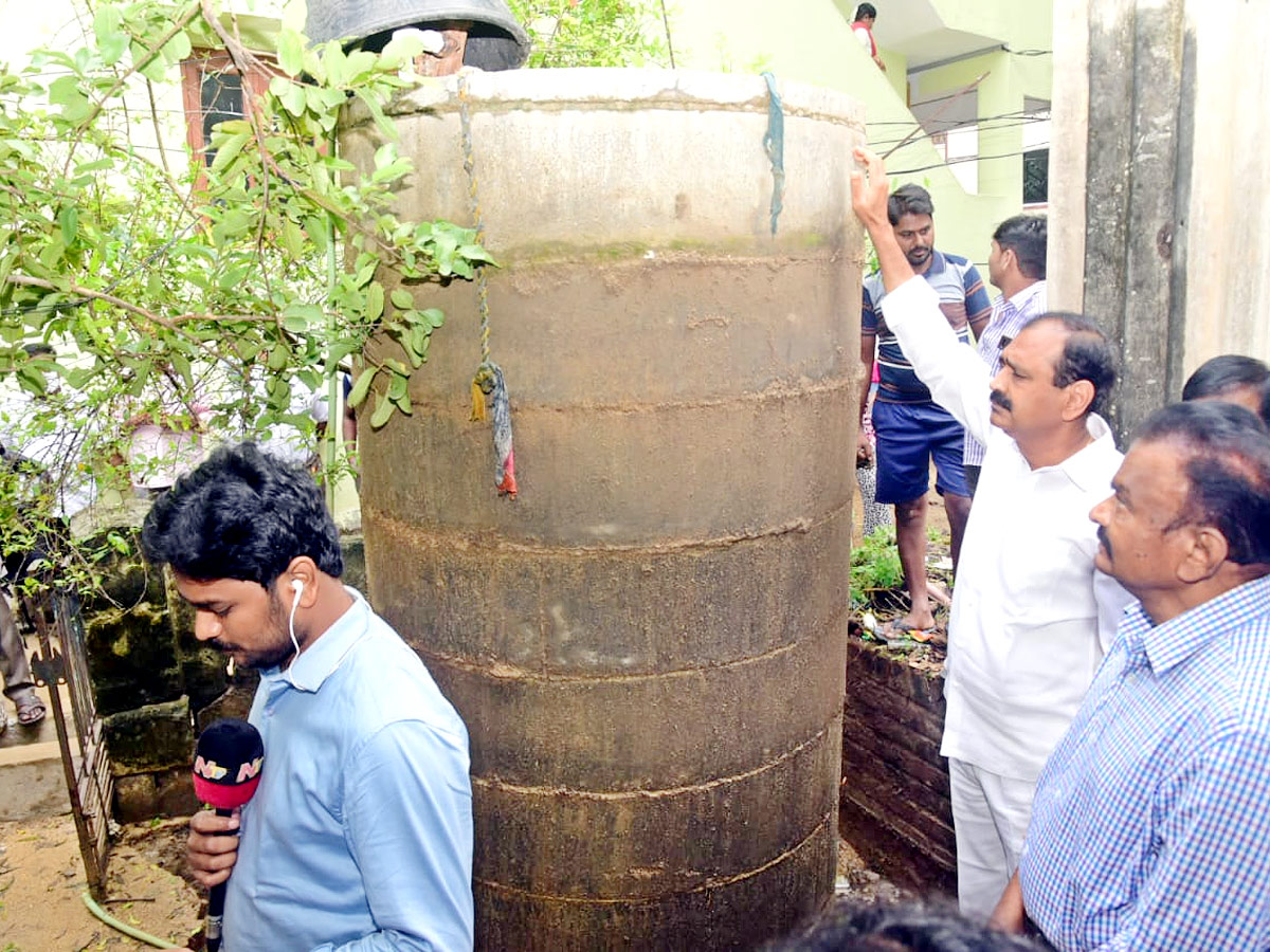 Tirupati: Water Tank Came Up From Ground To Road Photo Gallery - Sakshi4