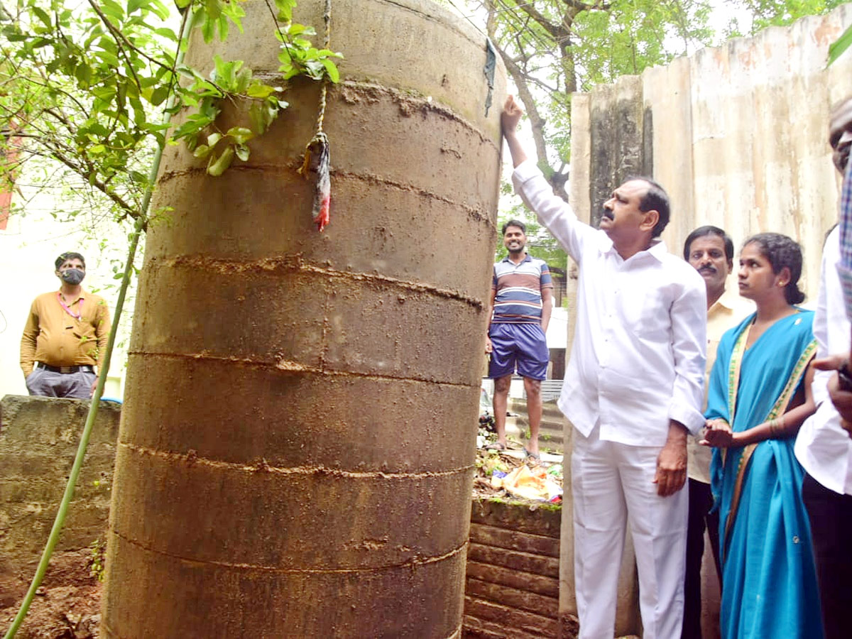 Tirupati: Water Tank Came Up From Ground To Road Photo Gallery - Sakshi8