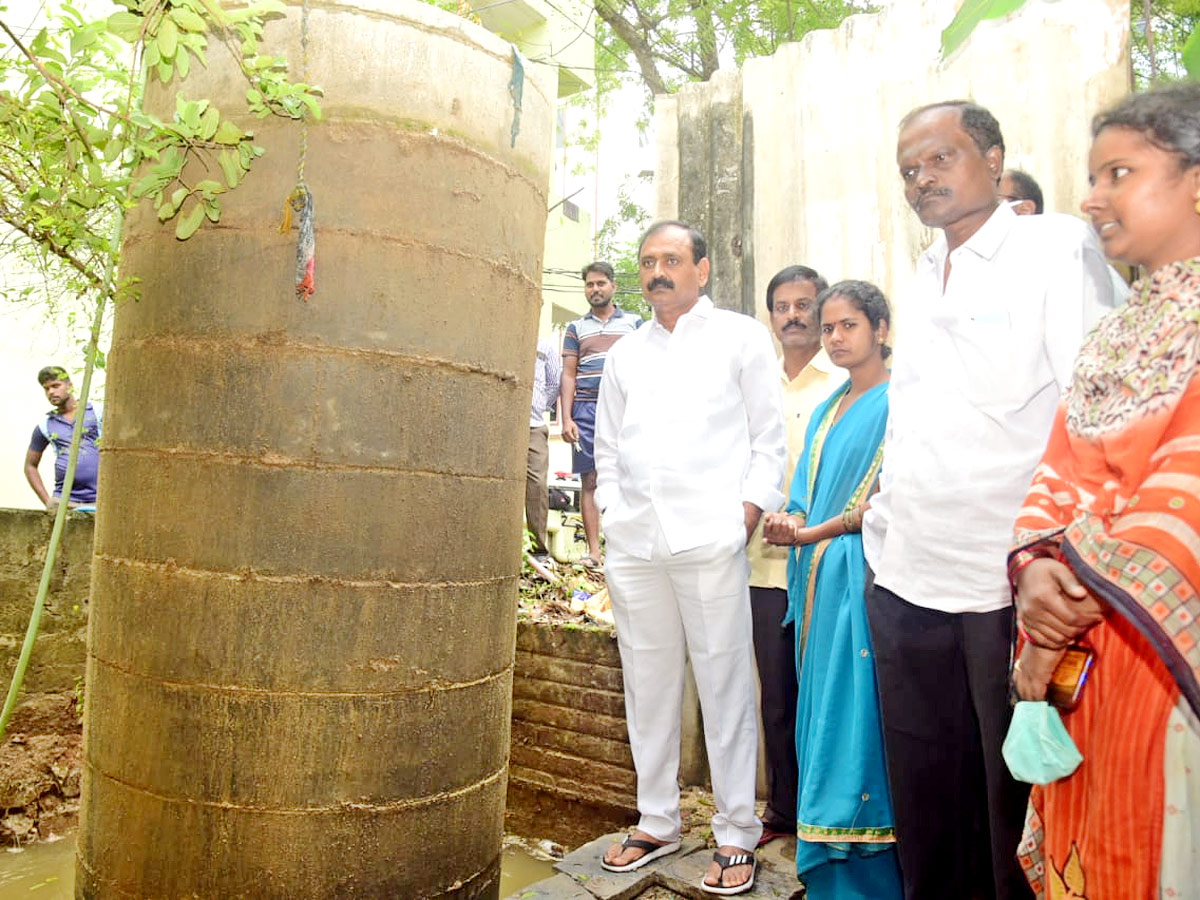 Tirupati: Water Tank Came Up From Ground To Road Photo Gallery - Sakshi9