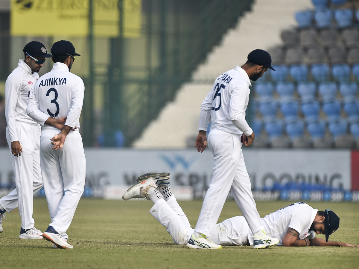 India and New Zealand First Test ends in draw at Kanpur Photo Gallery - Sakshi13