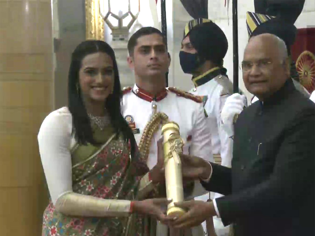 PV Sindhu Conferred with Padma Bhushan Photo Gallery - Sakshi2