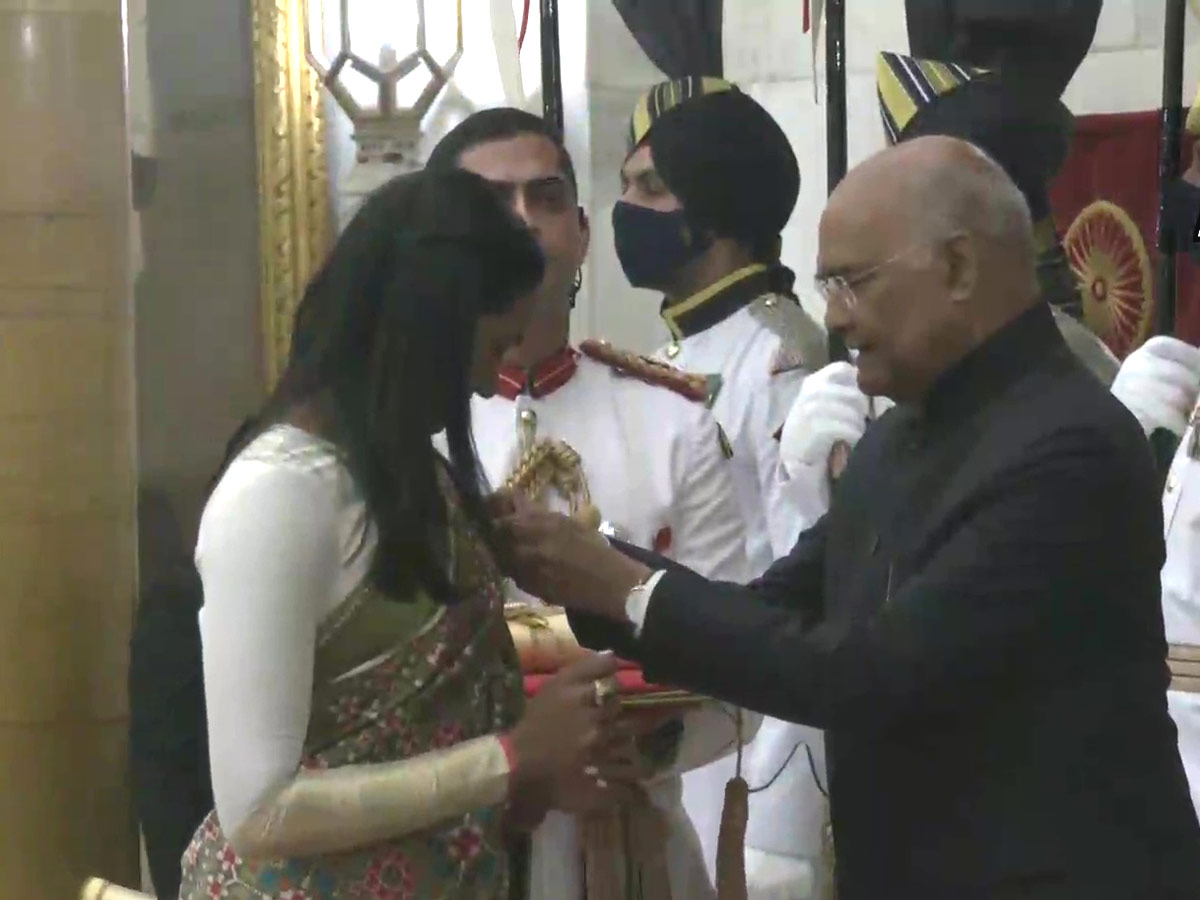 PV Sindhu Conferred with Padma Bhushan Photo Gallery - Sakshi3