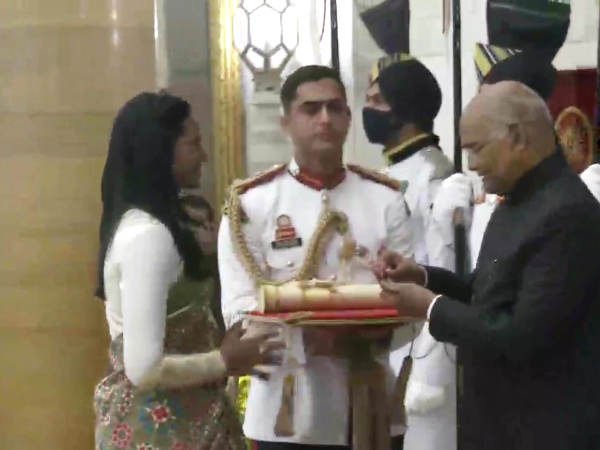 PV Sindhu Conferred with Padma Bhushan Photo Gallery - Sakshi4