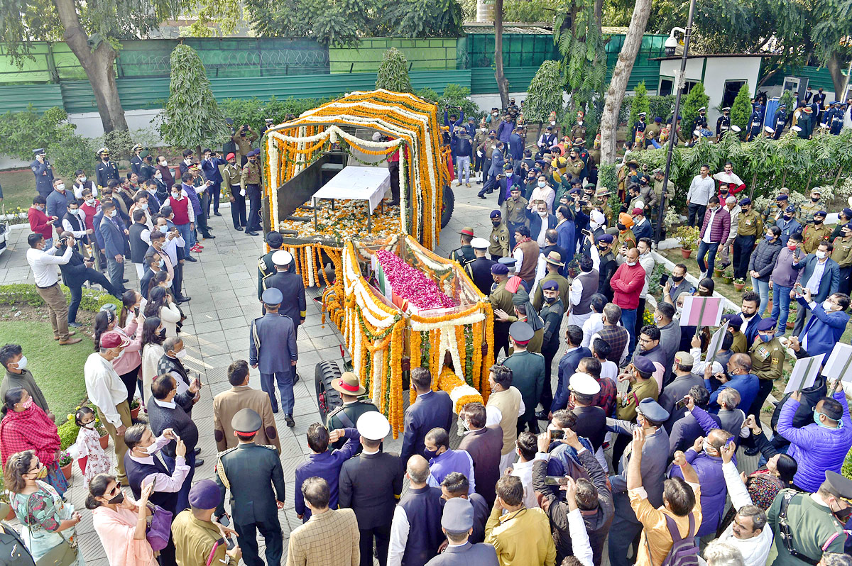 CDS Bipin Rawat Funeral Photos - Sakshi19