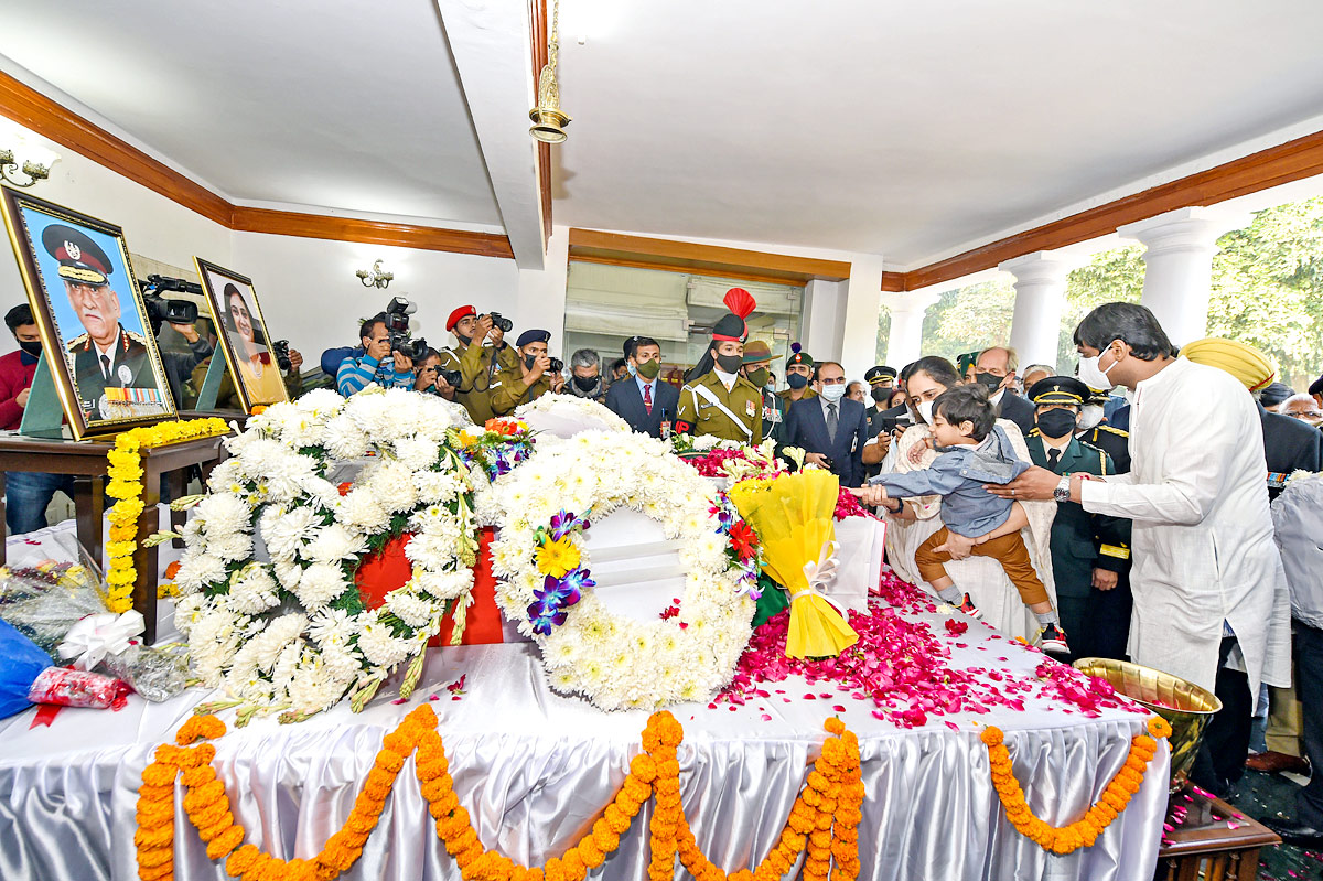 CDS Bipin Rawat Funeral Photos - Sakshi1