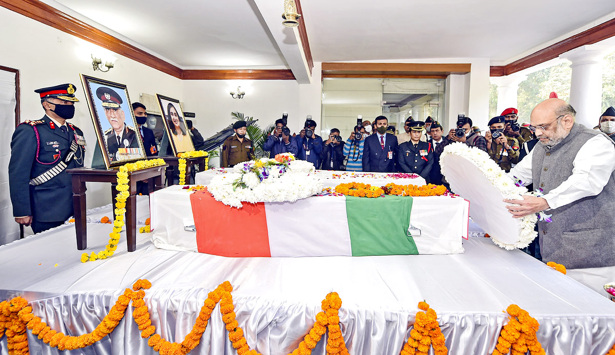 CDS Bipin Rawat Funeral Photos - Sakshi36