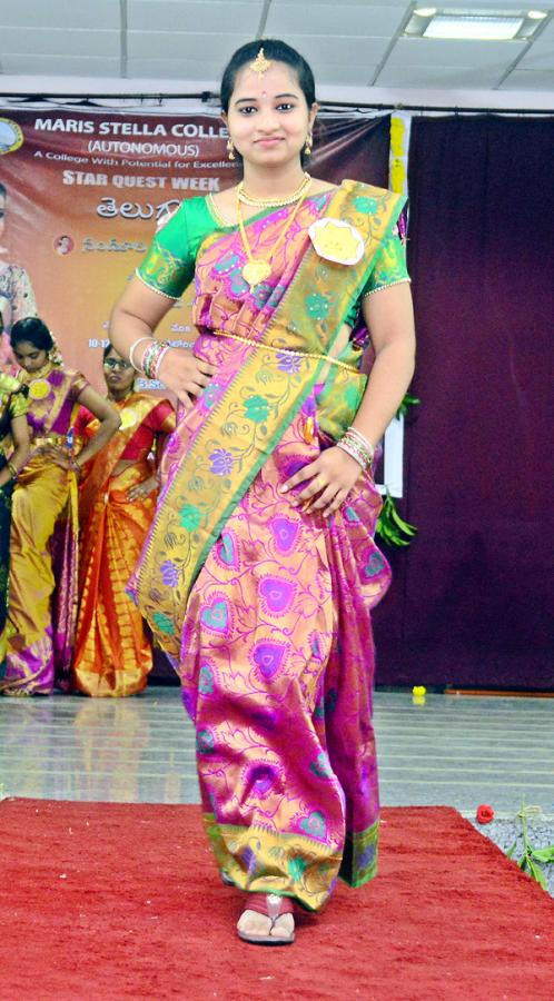 Maris Stella College Girls Ramp Walk In Vijayawada - Sakshi9