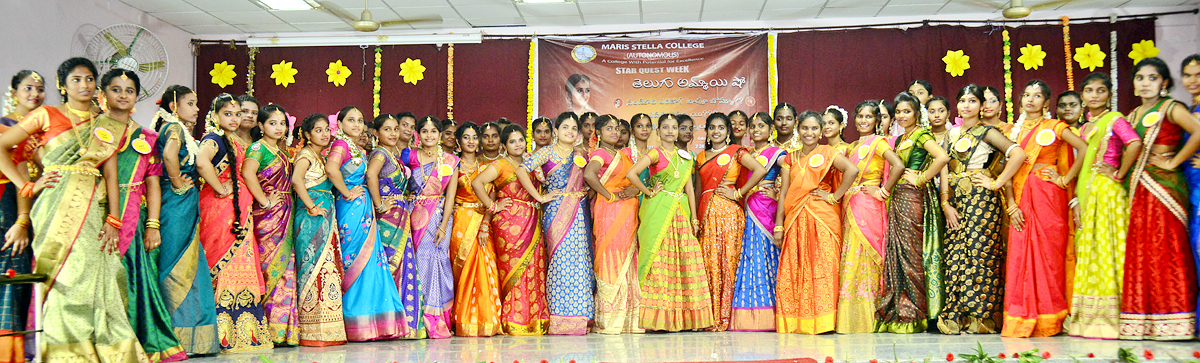 Maris Stella College Girls Ramp Walk In Vijayawada - Sakshi18