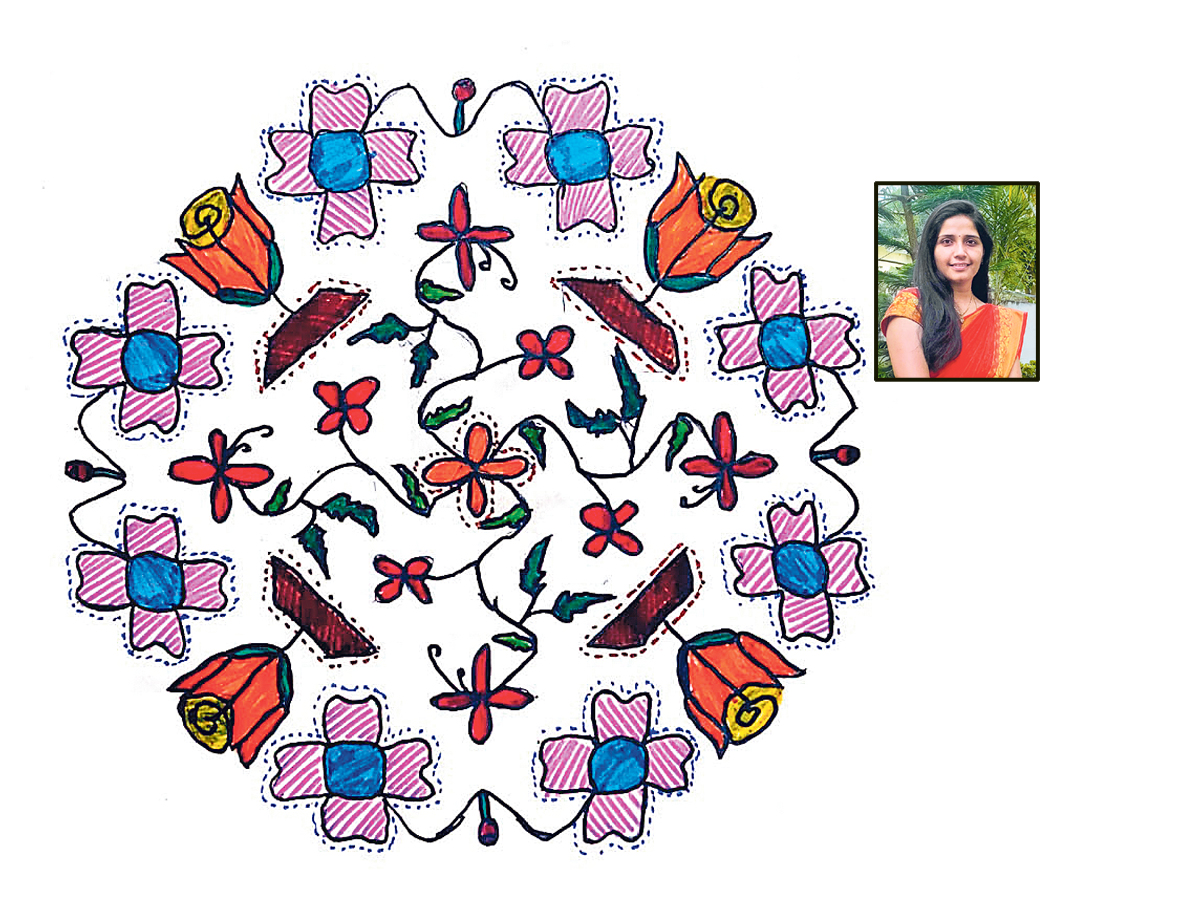 Sankranthi 2022 Muggulu: Attractive Sankranthi Special Rangoli Designs - Sakshi59