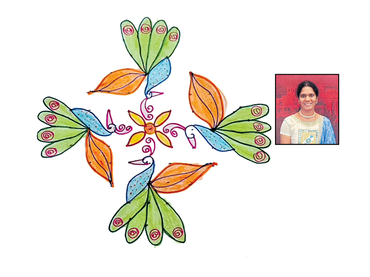 Sankranthi 2022 Muggulu: Attractive Sankranthi Special Rangoli Designs - Sakshi50