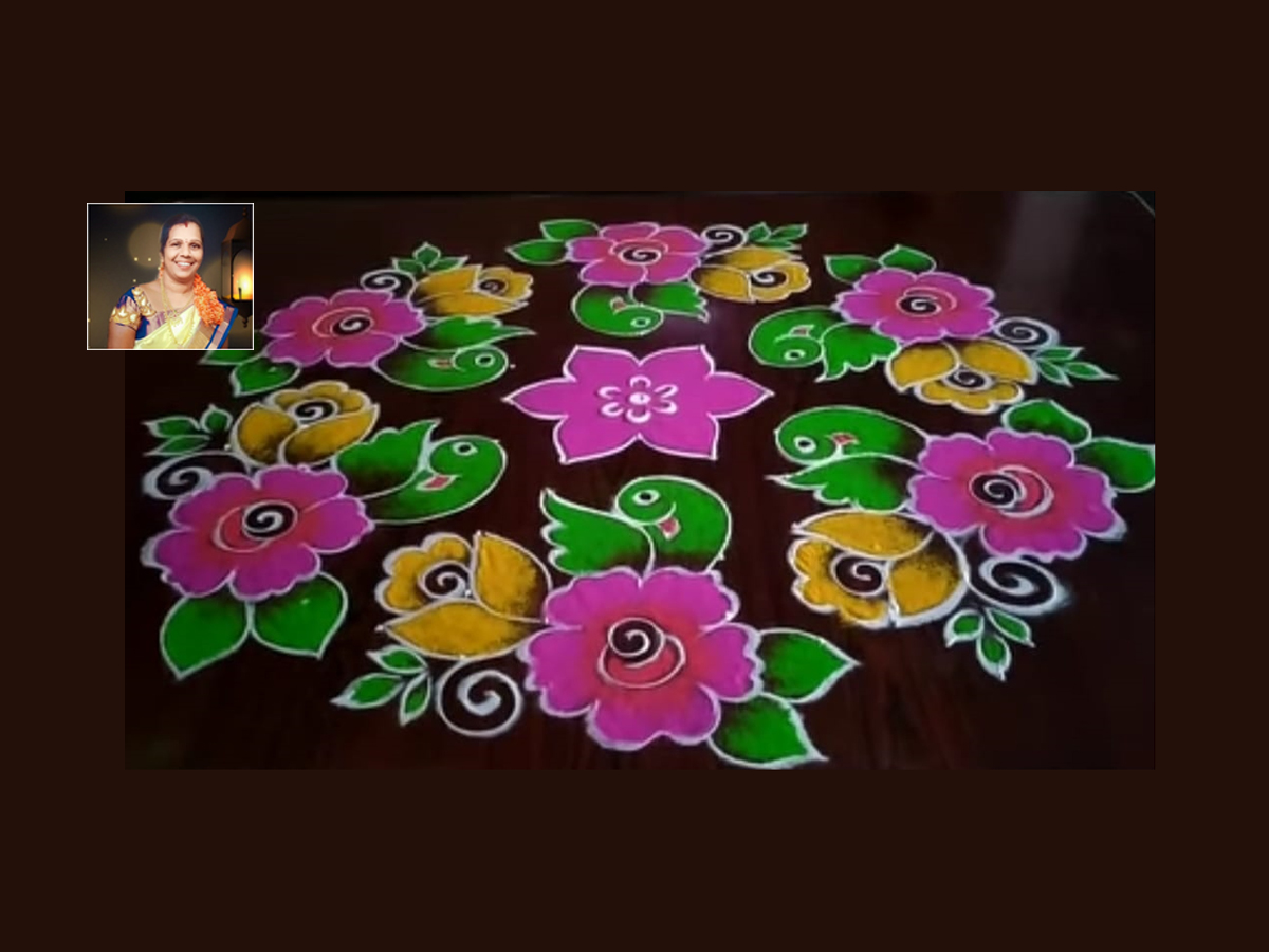 Sankranthi 2022 Muggulu: Attractive Sankranthi Special Rangoli Designs - Sakshi70