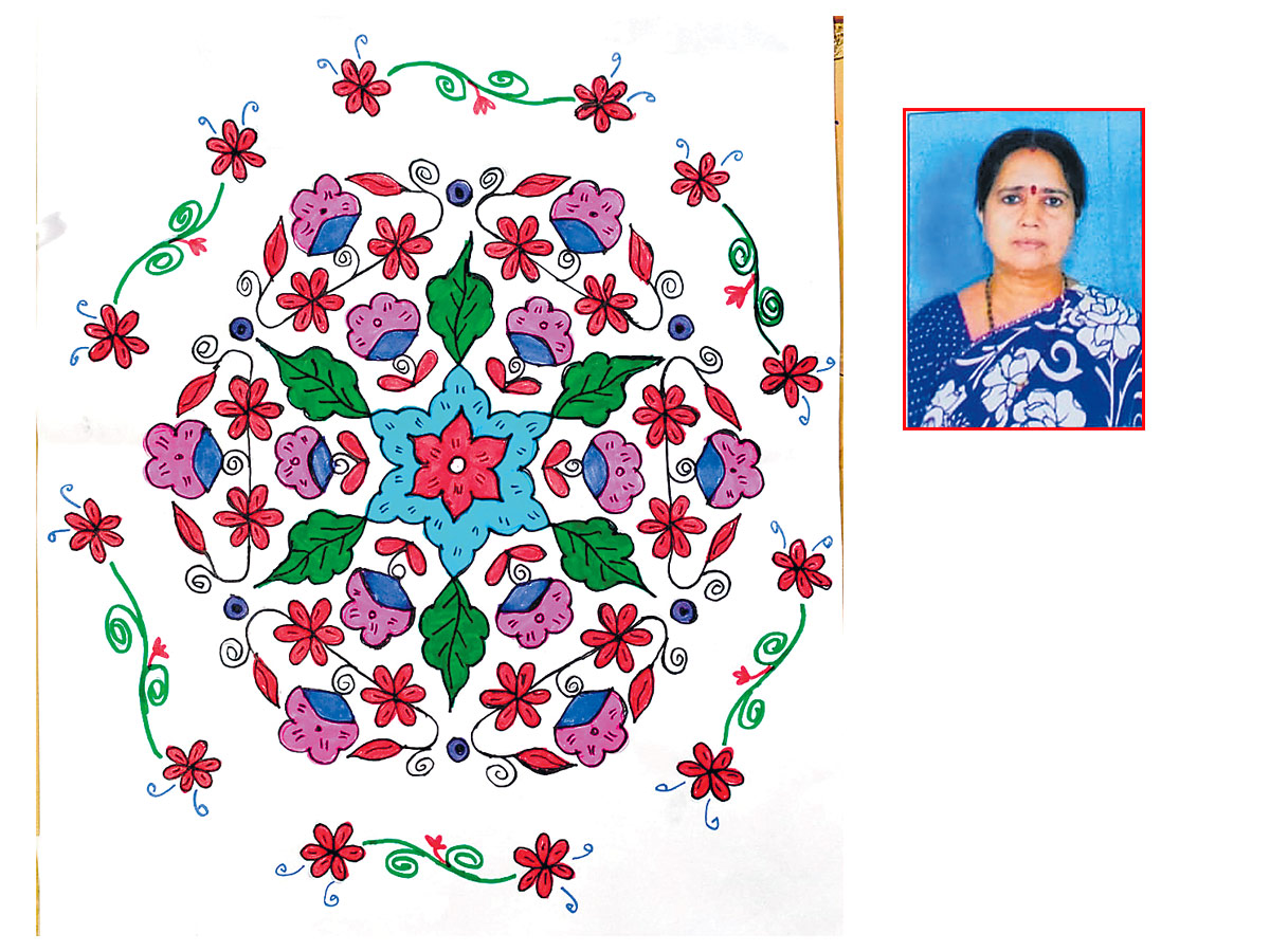 Sankranthi 2022 Muggulu: Attractive Sankranthi Special Rangoli Designs - Sakshi44