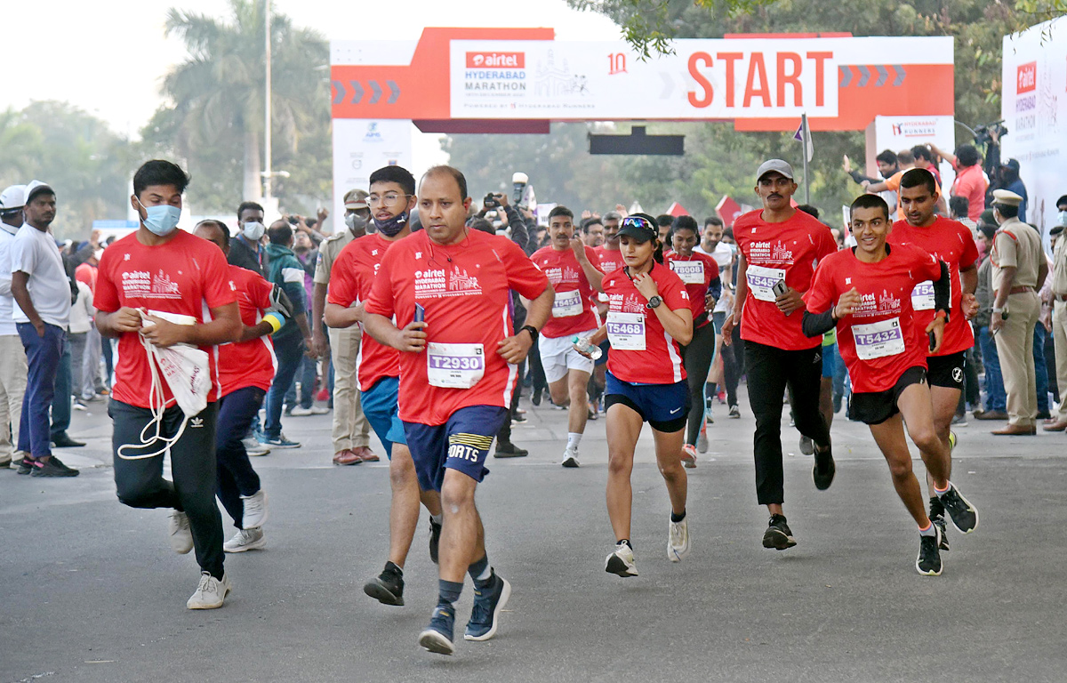 Hyderabad Airtel Marathon 2021 - Sakshi12