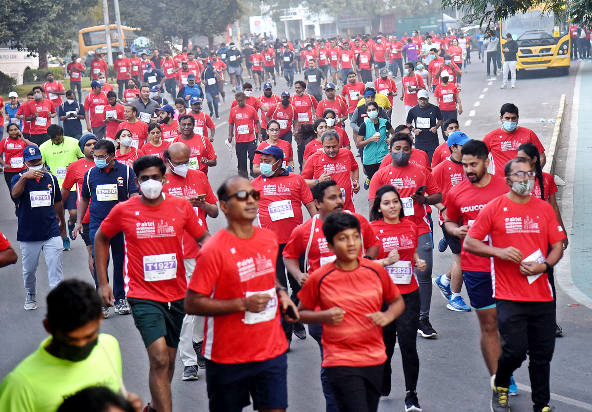 Hyderabad Airtel Marathon 2021 - Sakshi13