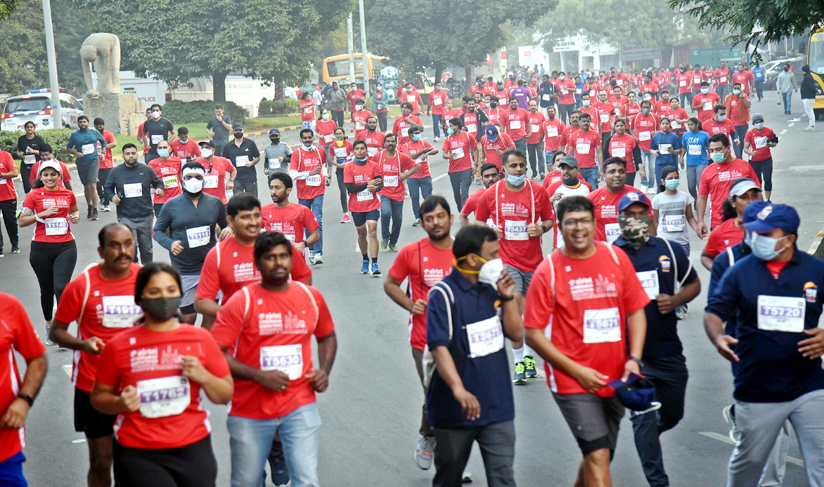 Hyderabad Airtel Marathon 2021 - Sakshi14