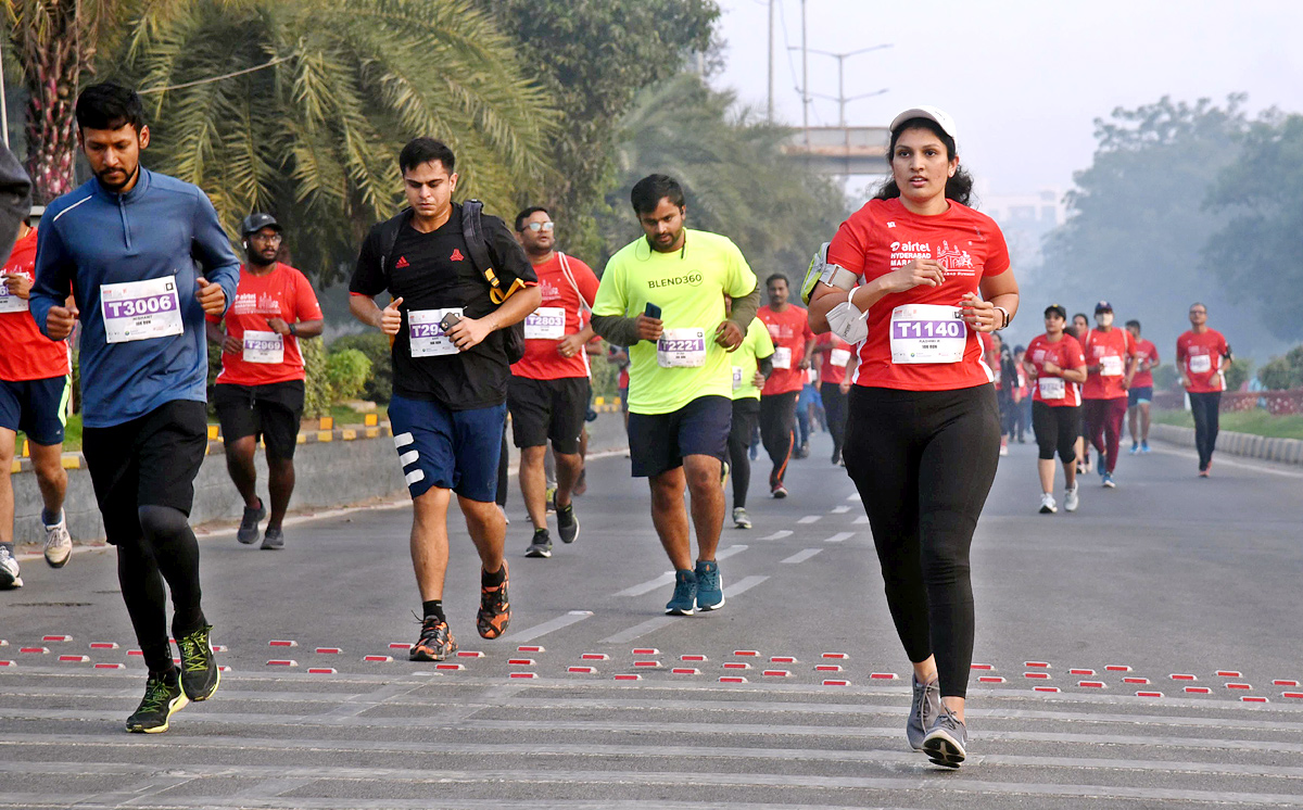 Hyderabad Airtel Marathon 2021 - Sakshi18