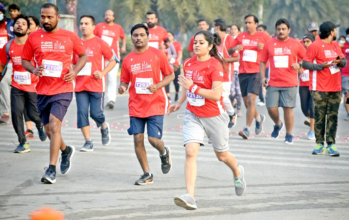 Hyderabad Airtel Marathon 2021 - Sakshi20