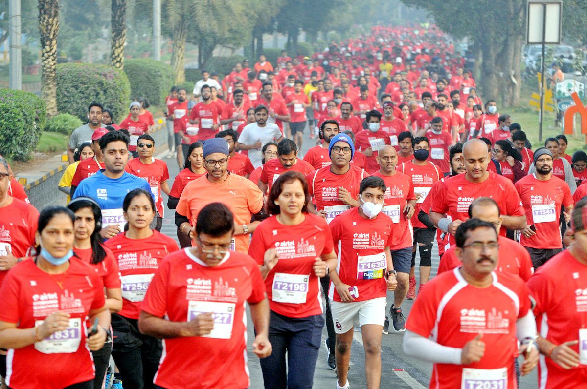 Hyderabad Airtel Marathon 2021 - Sakshi32