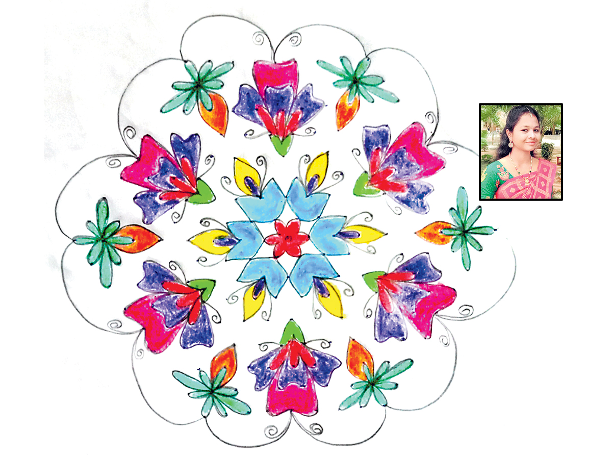 Sankranthi 2022 Muggulu: Attractive Sankranthi Special Rangoli Designs - Sakshi78